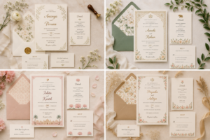 wedding invitation set